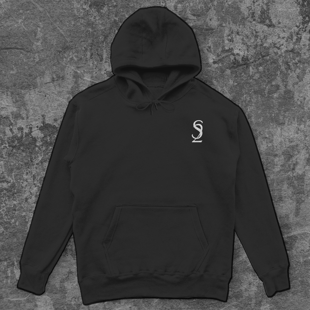 White Rose Oversized Hoodie