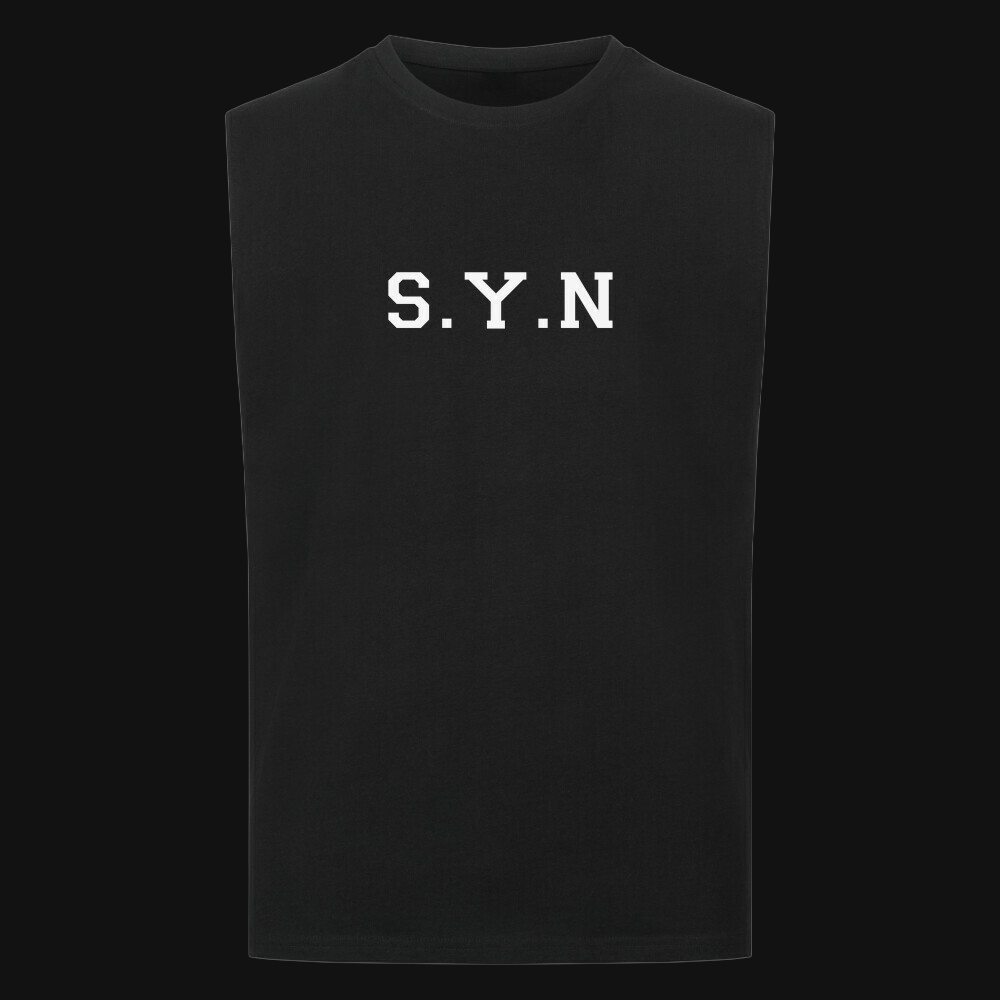 "Sports" Sleeveless Oversized Tee