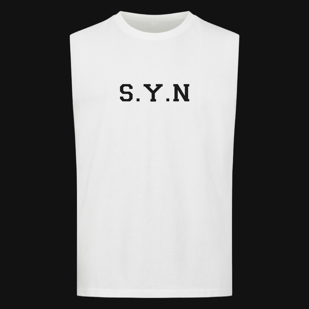 "Sports" Sleeveless Oversized Tee