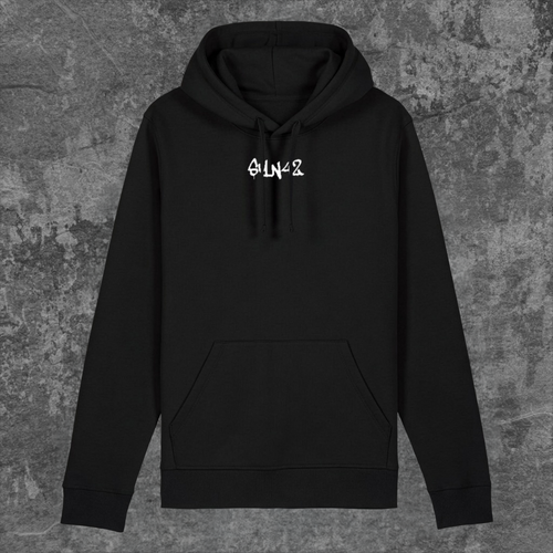 SYN42 Black Cross Hoodie – Front View