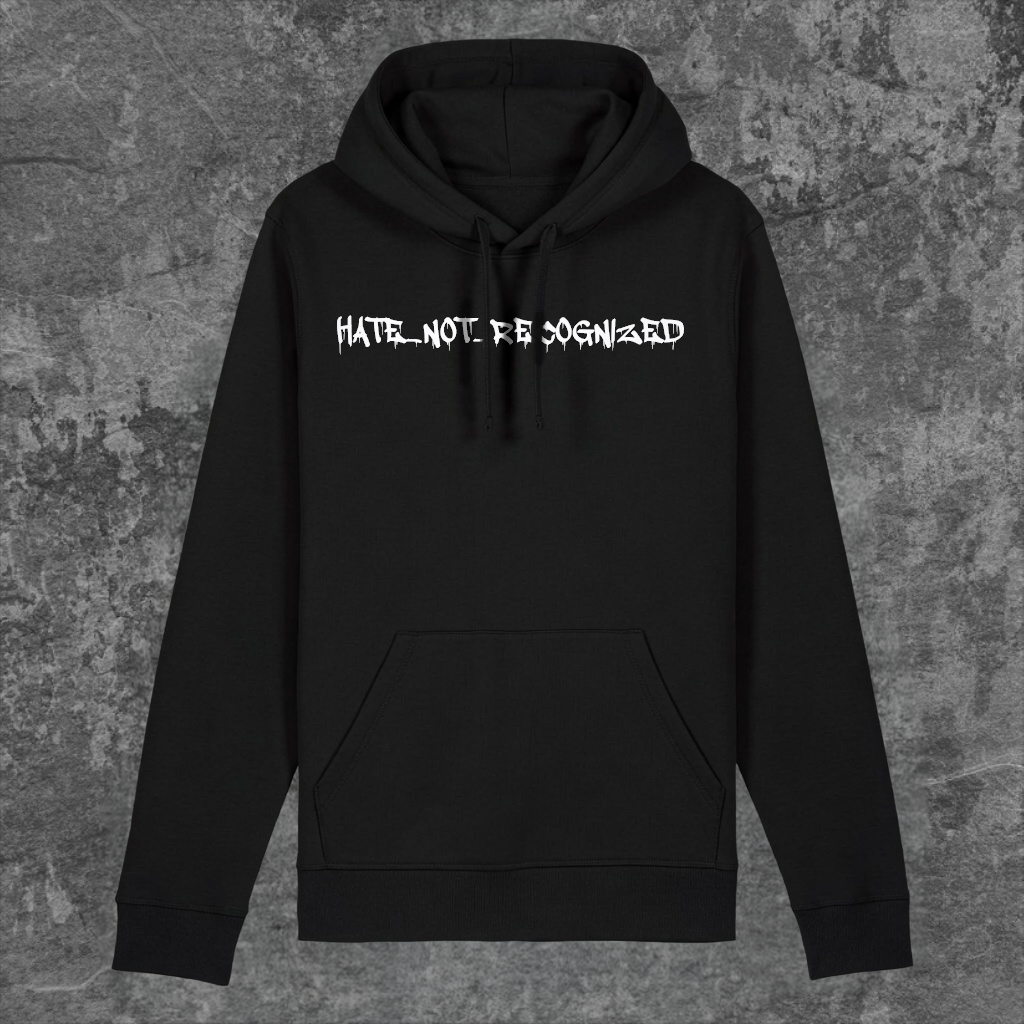 SYN42 Black Hate Hoodie – Front View