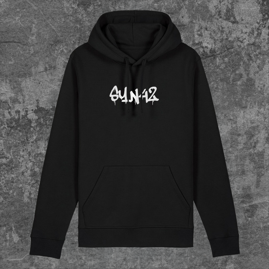 SYN42 Black Hoodie – Front View