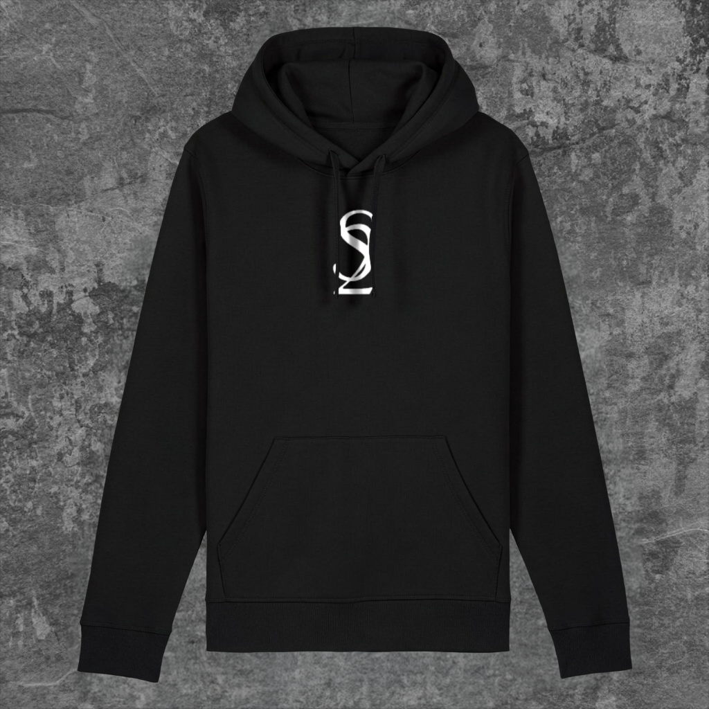 SYN42 Black S2 Centered  Hoodie – Front View