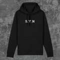 SYN42 Black Sport Hoodie – Front View