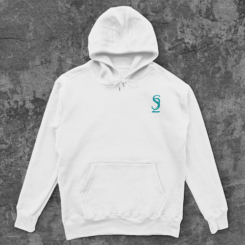 SYN42 White California Oversized Hoodie – Front View