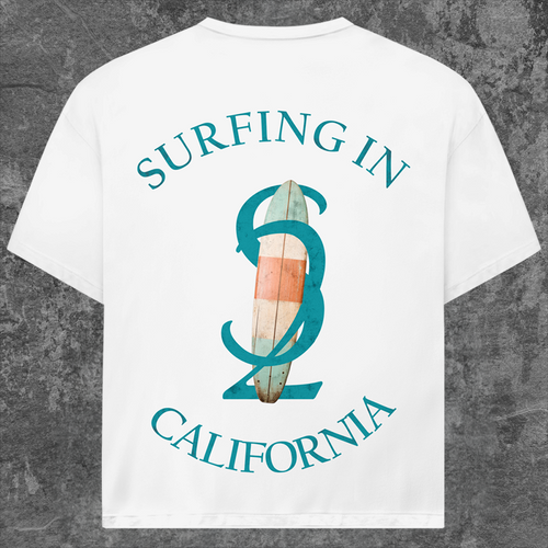 SYN42 White California Oversized T-Shirt – Back View