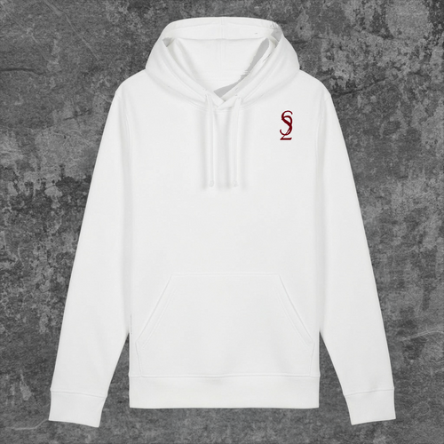 SYN42 White Carnation Hoodie – Front View