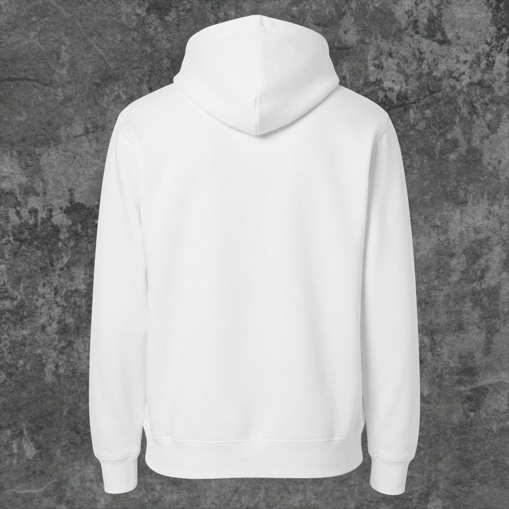 SYN42 White Hoodie – Back View