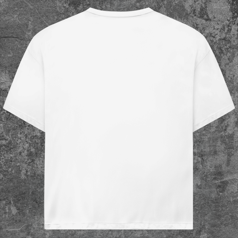 SYN42 White S2 Oversized T-Shirt – Back View