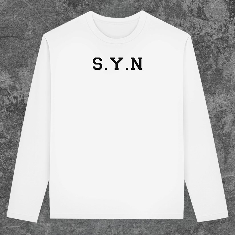 SYN42 White Sport Sweatshirt – Front View
