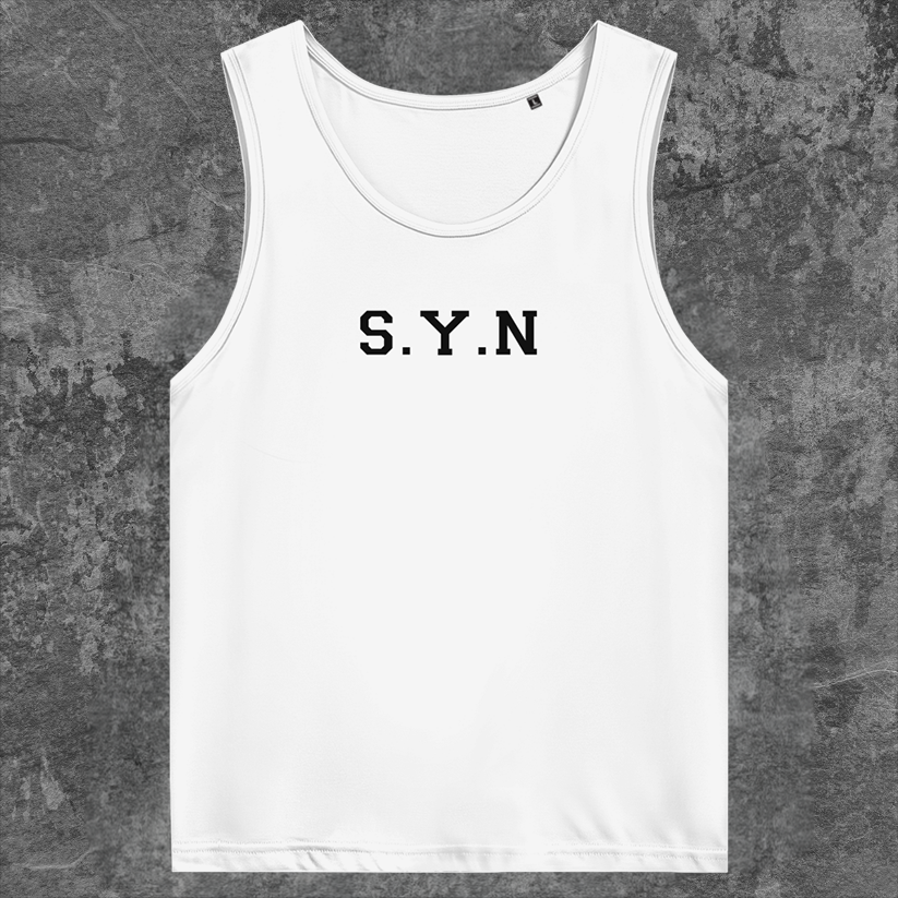 SYN42 White Sport Tanktop – Front View